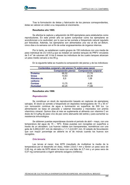 Documento completo, 577 páginas. - Ministerio de Agricultura ...