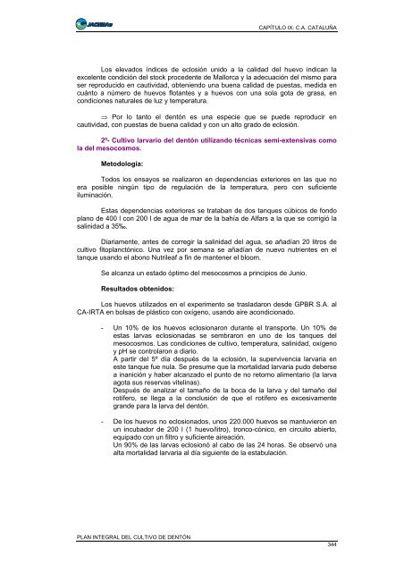 Documento completo, 577 páginas. - Ministerio de Agricultura ...