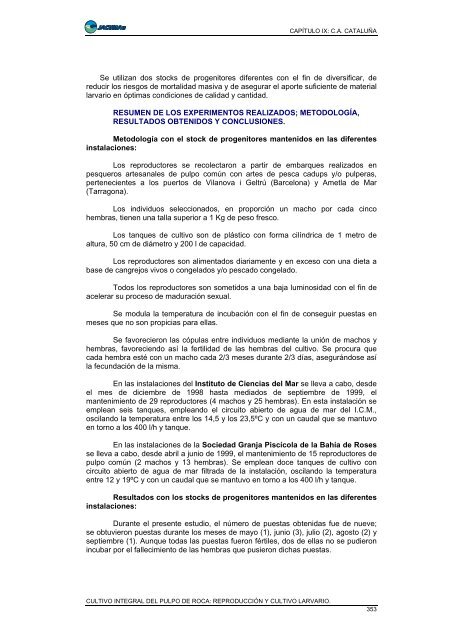 Documento completo, 577 páginas. - Ministerio de Agricultura ...