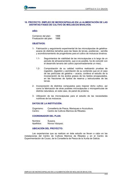 Documento completo, 577 páginas. - Ministerio de Agricultura ...