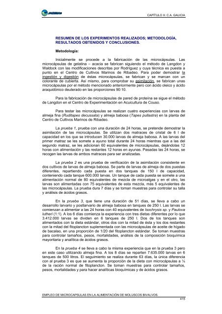 Documento completo, 577 páginas. - Ministerio de Agricultura ...