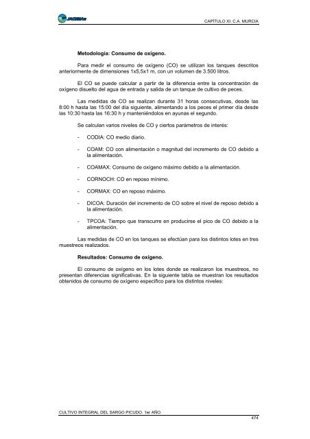 Documento completo, 577 páginas. - Ministerio de Agricultura ...