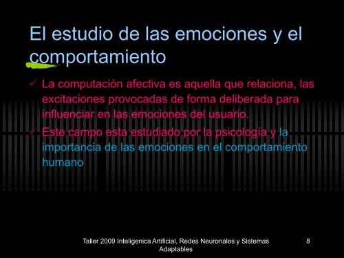 Emociones, decisiones y cognición - UAM