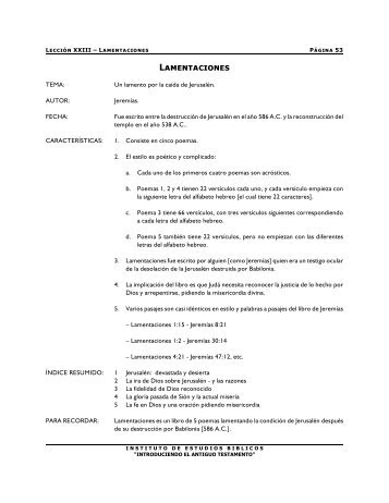 23 Introduciendo el Antiguo Testamento - Lamentaciones.pdf