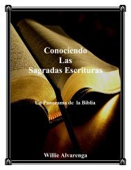 Conociendo Las Sagradas Escrituras - The Bible / Regresando A La ...
