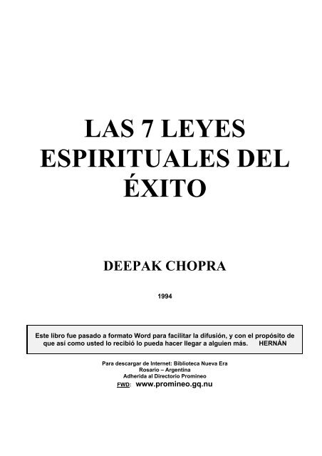 Las 7 Leyes Espirituales Del Exito.pdf