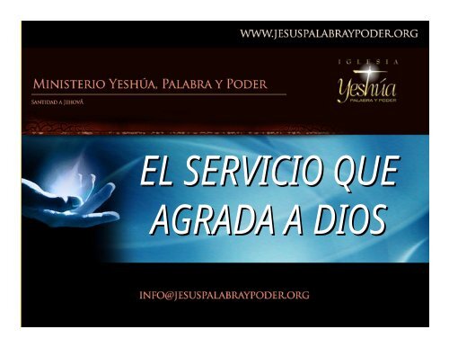 El Servicio Que Agrada A Dios Pdf