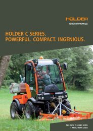 Holder C series. Powerful. ComPaCt. ingenious.