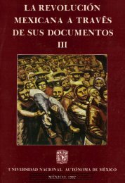 La revolución mexicana a través de sus documentos - UNAM