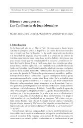 Héroes y corruptos en Las Catilinarias de Juan Montalvo - Spanish