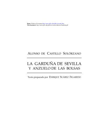 La garduña de Sevilla y anzuelo de las bolsas - IPFW