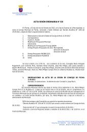 ACTA SESIÓN ORDINARIA N° 028 - ilustre municipalidad de florida