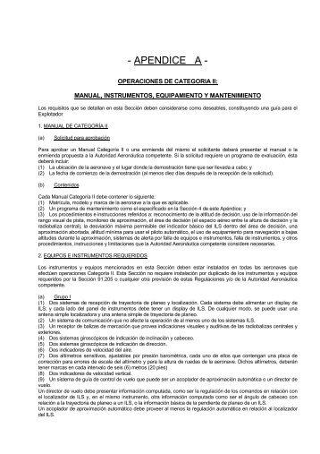 APENDICE A - ANAC