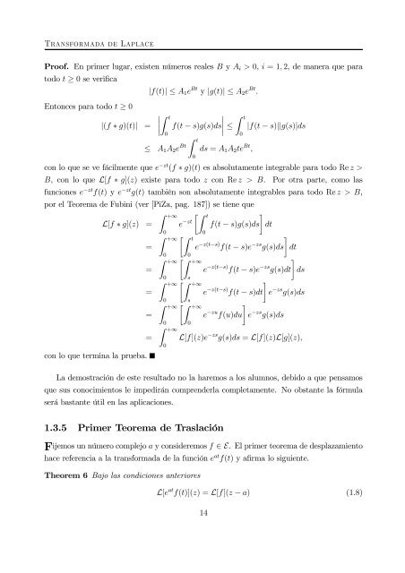 Transformada de Laplace y sus aplicaciones a las ecuaciones ...