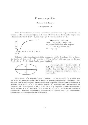 Curvas e Superfícies em pdf