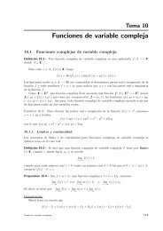 Funciones de variable compleja