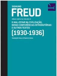 FREUD, Sigmund. Obras Completas (Cia. das Letras) – Vol. 18