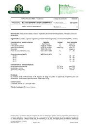 MASTER EXPORT GRASA ANHIDRA/VEG. Fecha ... - Domestika