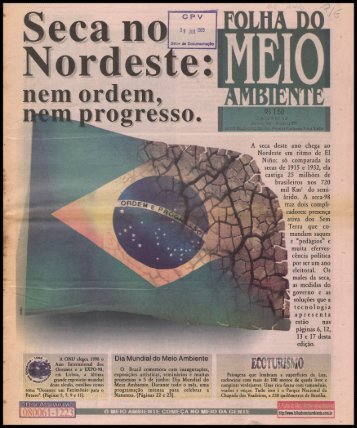 FOLHA DO MEIO AMBIENTE - Centro de Documentação e ...