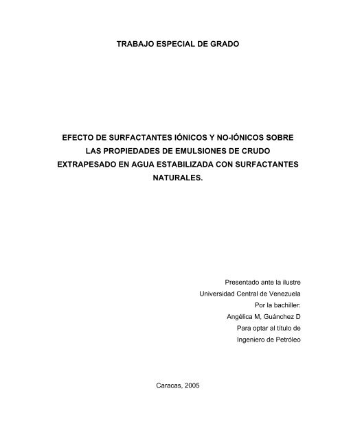 Tesis Ang lica Gu nchez pdf Saber UCV Universidad Central De 