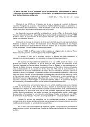 Plan de Ordenación de los Recursos Naturales y el Plan Rector de ...