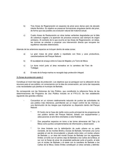 Plan de Ordenación de los Recursos Naturales y el Plan Rector de ...