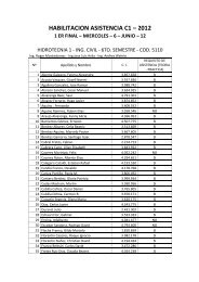 Hidrotecnia 1 – 6to. Semestre – Ing. Civil