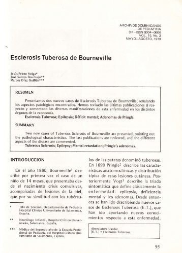 Esclerosis Tuberosa de Bourneville