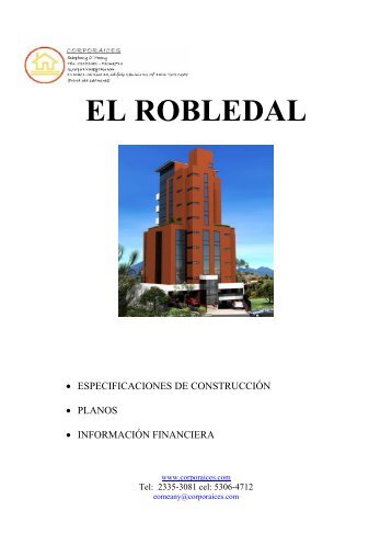 condominio “el robledal” - Corporaices