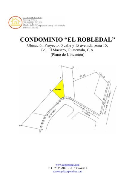 condominio “el robledal” - Corporaices