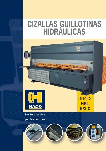 CIZALLAS GUILLOTINAS HIDRÁULICAS - ESMA