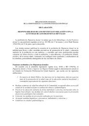 DECLARACIÓN RESPONSABILIDAD DE LOS DENTISTAS EN ...