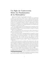 Un Siglo de Controversia Sobre los Fundamentos de la Matemática