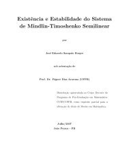 Existência e Estabilização do Sistema de Mindlin-Timoshenko