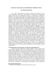 EINSTEIN, FELIX KLEIN, DAVID HILBERT Y HERMANN WEYL José ...