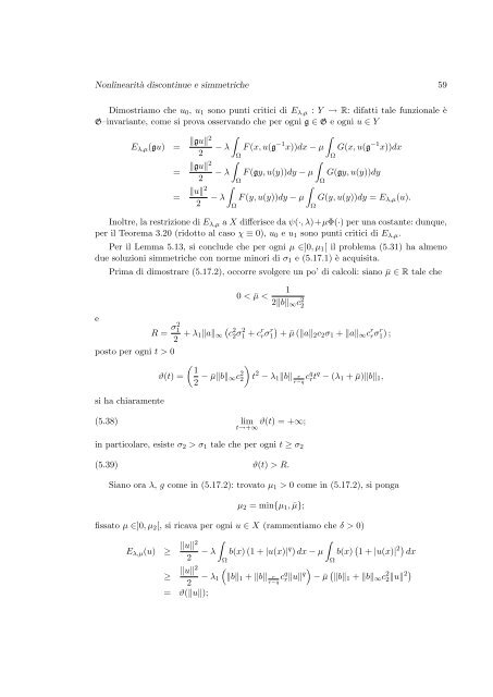Applicazioni della teoria del minimax a problemi ... - Portale Posta DMI