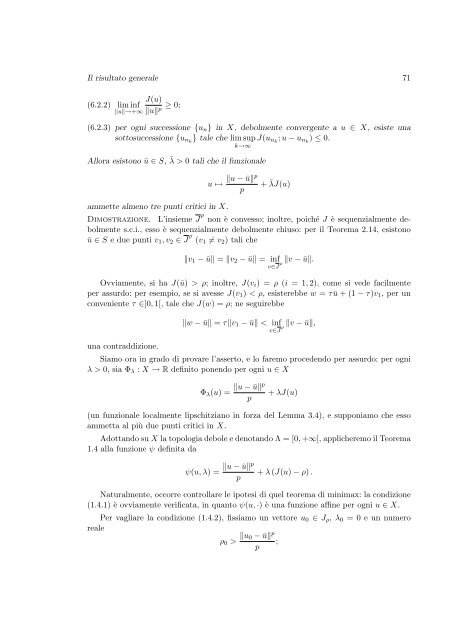 Applicazioni della teoria del minimax a problemi ... - Portale Posta DMI