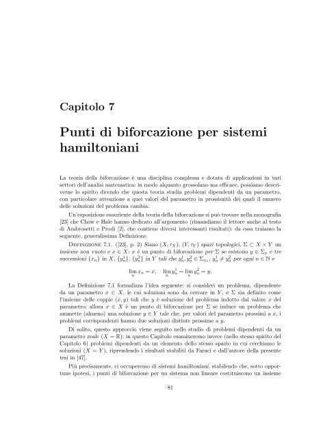 Applicazioni della teoria del minimax a problemi ... - Portale Posta DMI