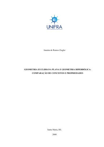 TGF Geometria Plana Euclidiana e Geometria Hiperbólica ... - Unifra