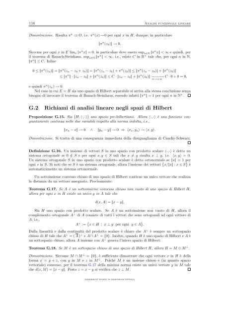 Immersioni aperte in dimensione infinita - Dipartimento di Matematica