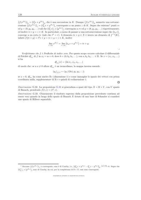 Immersioni aperte in dimensione infinita - Dipartimento di Matematica