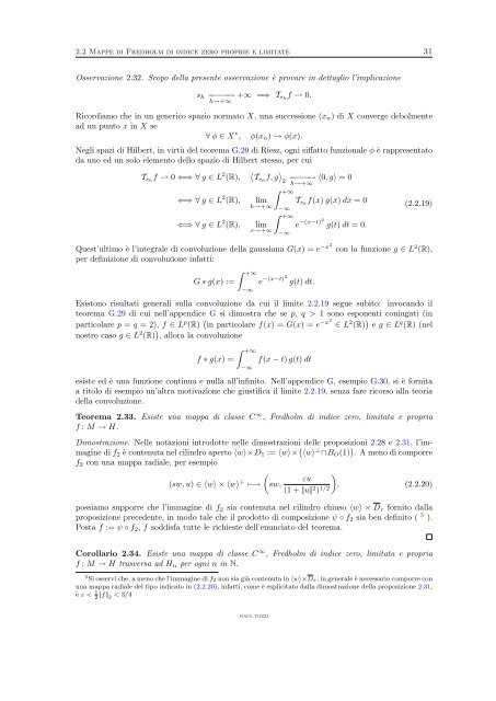 Immersioni aperte in dimensione infinita - Dipartimento di Matematica