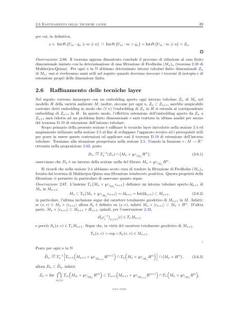 Immersioni aperte in dimensione infinita - Dipartimento di Matematica