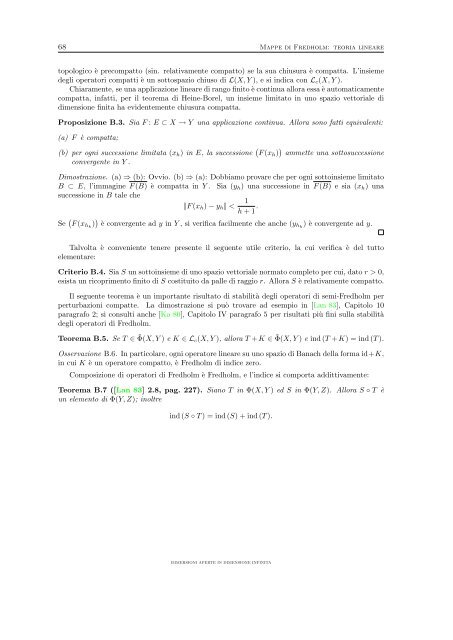 Immersioni aperte in dimensione infinita - Dipartimento di Matematica