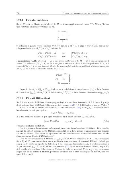 Immersioni aperte in dimensione infinita - Dipartimento di Matematica