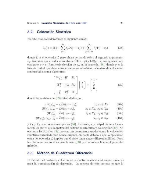 Introducción a la teoría de Funciones Radiales - UNAM
