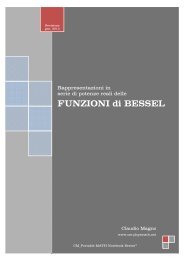 FUNZIONI di BESSEL - Cm-physmath.net