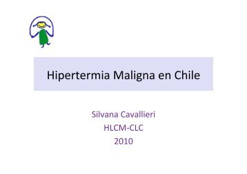 Hipertermia maligna en Chile