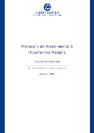 Protocolo de Atendimento à Hipertermia Maligna