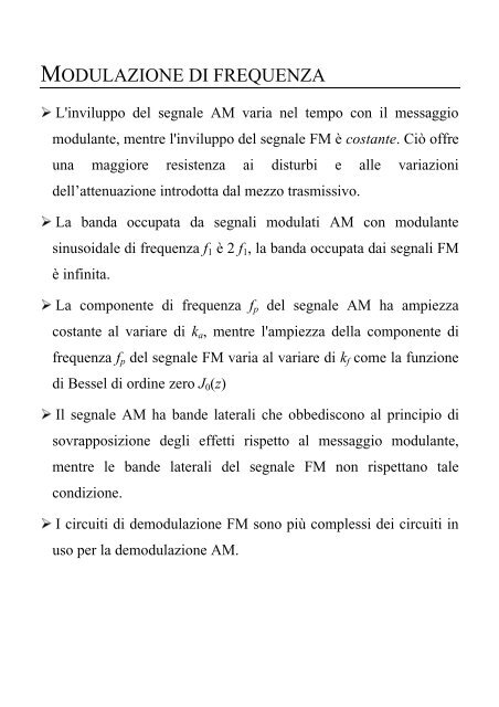 TEORIA DEI SEGNALI CERTI - Comlab